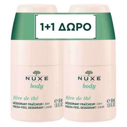 Nuxe Promo Body Reve de the Fresh-Feel 24h Deodorant 100ml (2x50ml)