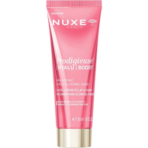 Nuxe Prodigieuse [Hyalu] Boost The Smoothing Glow Gel-Cream Крем-гел за лице за блясък, който запълва, подчертава & озарява, за нормална към смесена кожа 50ml