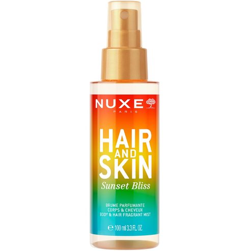 Nuxe Sunset Bliss Body & Hair Mist Ароматен Mist за тяло & коса с нотки на кокос, цвят тиаре & ванилия 100ml