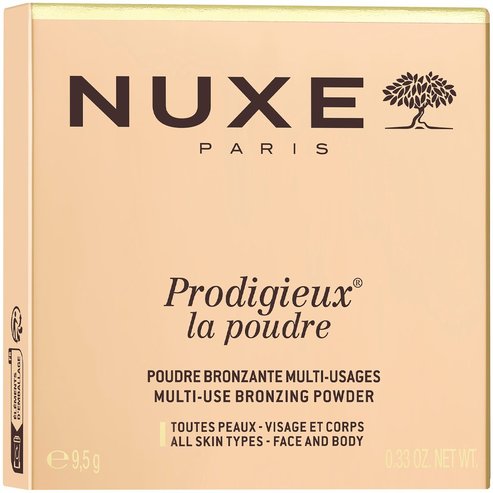 Nuxe Prodigieux Multi-Use Bronzing Powder Бронзираща пудра с многофункционална употреба, която подчертава, интензифицира & освежава тена 9,5g