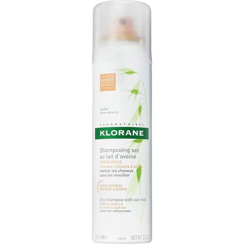 Klorane Oat Milk Dry Shampo Brown to Dark Hair 150ml 