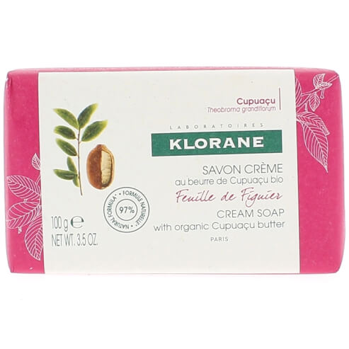 Klorane Nourishing Body Cream Soap with Organic Cupuacu Butter & Fig Leaf Крем-сапун с екстракт от смокинов лист 100gr