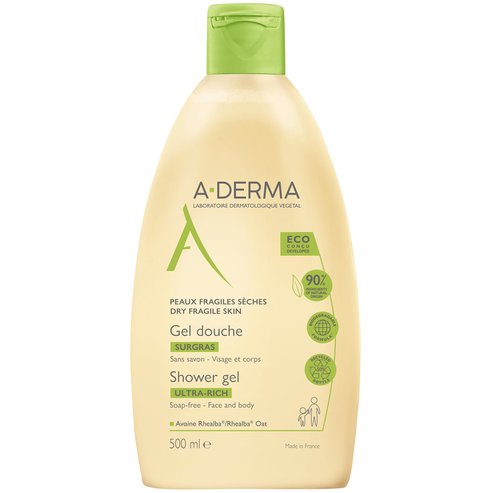 A-Derma Ultra Rich Shower Gel for Dry & Fragile Skin 500ml