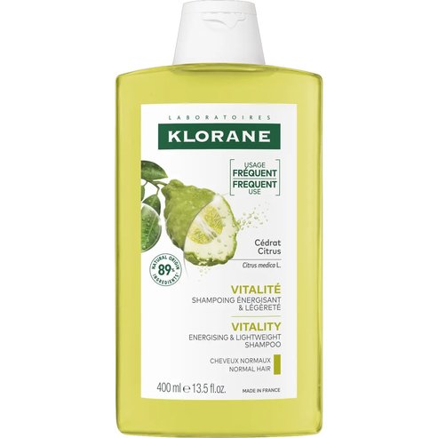 Klorane Citrus Shampoo Normal to Oily Hair 400ml