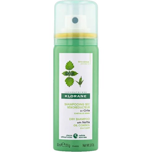 Klorane Oil Control Dry Shampoo Сух Шампоан за Коса с Коприва 50ml