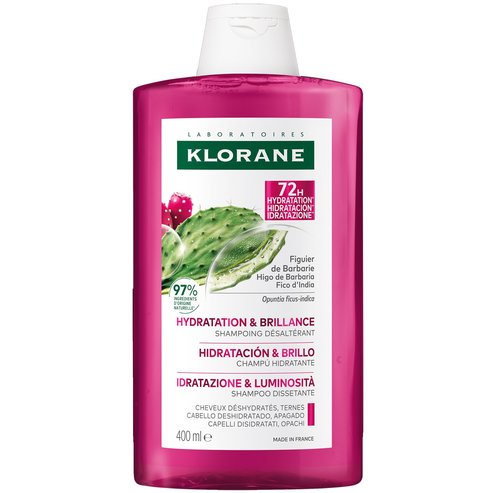 Klorane Prickly Pear 72H Hydration & Shine Shampoo Успокояващ шампоан за хидратация & блясък с бодлива круша 400ml