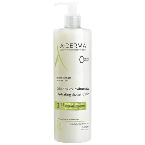 A-Derma Fragile Skin Hydrating Shower Cream 750ml