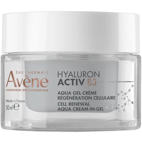 Avene Hyaluron Activ B3 Cellular Regeneration Aqua Gel-Cream Крем-гел за клетъчна регенерация, стягане и антиейдж грижа с ниацинамид и хиалуронова киселина 50ml