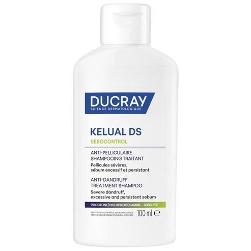 Ducray Kelual Ds Sebocontrol Anti-Dandruff Shampoo Терапевтичен шампоан против пърхот & прекомерно отделяне на себум 100ml