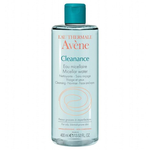 Avene Cleanance Eau Micellaire Почистваща мицеларна вода за лице и очи 400ml Промо цена