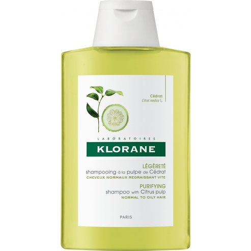 Klorane Shampooing a la Pulpe de Cedrat Shampoo с цитрус за енергия и блясък 200ml Promo -25%