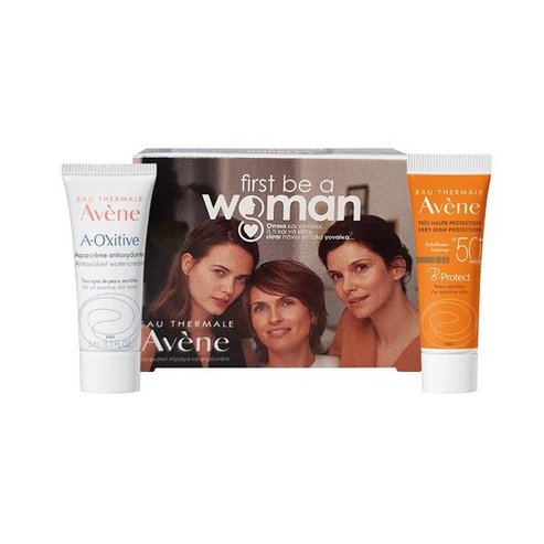 Δώρο Avene First Βe a Woman Pack A-Oxitive Smoothing Water Day Cream 5ml & B-Protect Spf50+, 5ml