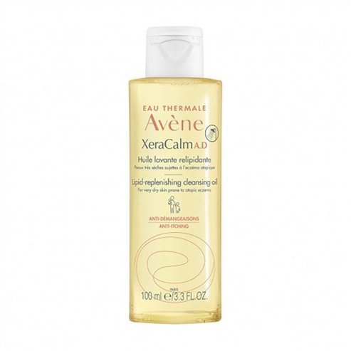 Avene Подарък Xeracalm A.D Huile Lavante Relipidante Подмладяващо почистващо масло за много суха кожа със склонност към атопия 100ml