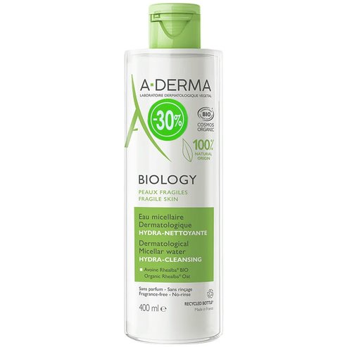 A-Derma Promo Biology Dermatological Micellar Water Hydra-Cleansing 400ml на специална цена