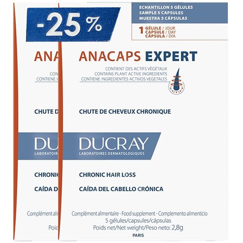 Ducray PROMO PACK Anacaps Expert Chronic Hair Loss 2x30caps