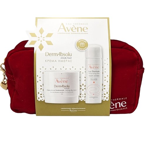 Avene Promo Dermabsolu Defining Day Cream 40ml & Eau Thermale Soothing / Anti-Irritating Thermal Spring Water 50ml & торбичка