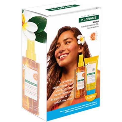 Klorane Promo Sun Polysianes Spf30 Monoi Dry Oil 200ml & Подарък After Sun Shower Shampoo 200ml