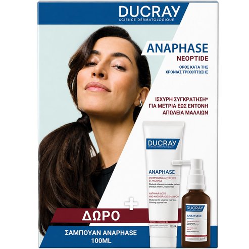 Ducray Promo Neoptide Expert Anti Hair Loss & Growth Serum 50ml & Подарък Anti-Hair Loss & Anti-Thinning Shampoo 100ml