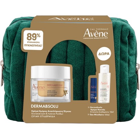 Avene Promo Dermabsolu Redensifying Day Cream 50ml & Подарък Intensive Night Cream 10ml & Подарък Make Up Removing Micellar Water 100ml & Несесер 1 Брой