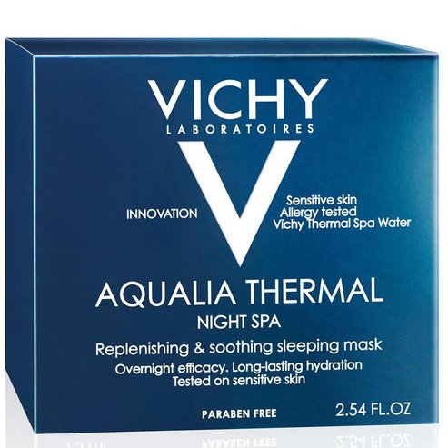 Vichy Подарък Aqualia Thermal Night Spa Хидратиращ нощен крем и маска 2 в 1 с хладна текстура 15ml