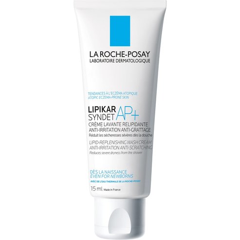 La Roche-Posay Подарък Lipikar Syndet AP+ Пяна за вана под формата на крем Подходяща при атопичен дерматит 15ml