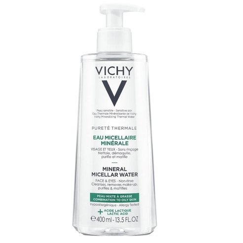 Vichy Purete Thermale Mineral Micellar Water Почистваща мицеларна вода за комбинирана-мазна кожа 400ml