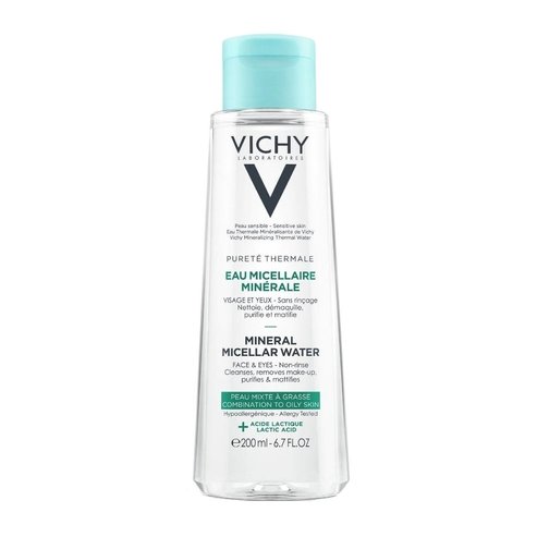 Vichy Purete Thermale Mineral Micellar Water Почистваща мицеларна вода за комбинирана-мазна кожа 200ml