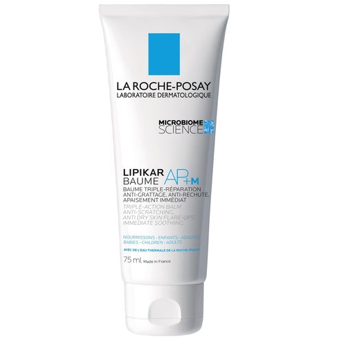 La Roche-Posay Подарък Lipikar Baume AP+M Успокояващ балсам против сърбеж с тройно действие, идеален за бебета, деца и възрастни 75ml