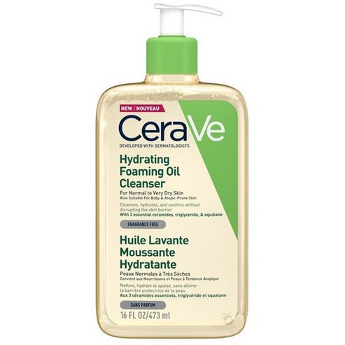 Cerave Hydrating Foaming Oil Cleanser 473ml