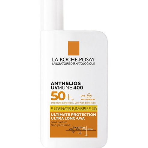 La Roche-Posay Anthelios UVMune 400 Spf50+ Invisible Fluide, Sans Parfum 50ml