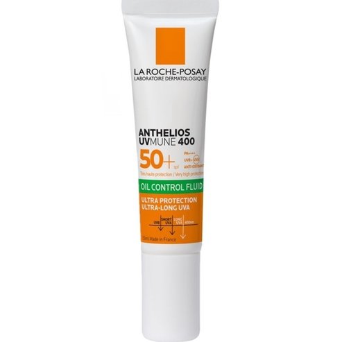 La Roche-Posay Подарък Anthelios UVMune 400 Oil Control Fluid Spf50+ Слънцезащитен крем за лице с много висока защита за мазна кожа 15ml