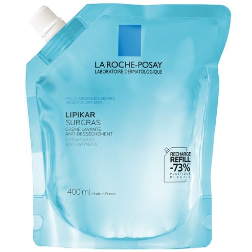 La Roche-Posay Lipikar Surgras Anti-Dryness Cream Wash 400ml Refill