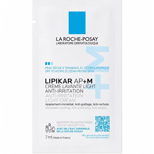 Мостра La Roche-Posay Microbiome Lipikar AP+M Anti-Irritation Light Cream 7ml