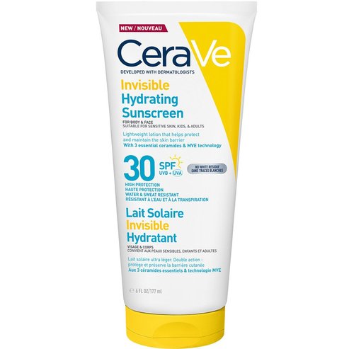 Cerave Invisible Hydrating Spf30 Sunscreen 177ml