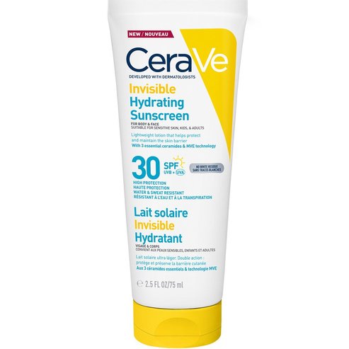 Cerave Invisible Hydrating Spf30 Sunscreen 75ml