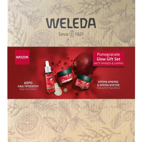 Weleda Promo Pomegranate Firming Night Face Cream 40ml & Day Face Cream 40ml & Подарък Facial Oil 30ml