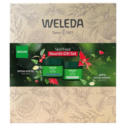 Weleda Promo Skin Food Face Care Nourishing Night Cream 40ml & Подарък Nourishing Day Cream 40ml