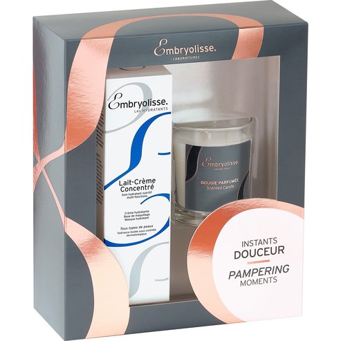 Embryolisse Gift Set Instants Douceur Lait-Creme Concentre 75ml & free gift Bougie Parfum 70gr