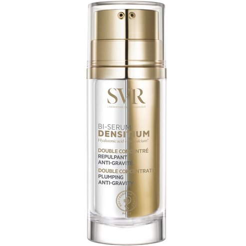 SVR Densitium Double Concentrate Plumping Bi-Serum Двуфазен серум за повторно удебеляване и лифтинг на лицето и шията, подходящ за зряла кожа 30ml (2x15ml)