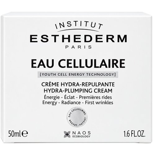 Institut Esthederm Eau Cellulaire Hydra-Plumping Cream Хидратиращ крем за лице, който предотвратява и коригира първите признаци на стареене 50ml