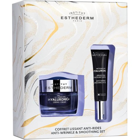 Institut Esthederm Promo Intensive Hyaluronic+ Anti Wrinkle Smoothing Cream 50ml & Hyaluronic+ Anti-Wrinkle Refreshing Eye Serum 15ml