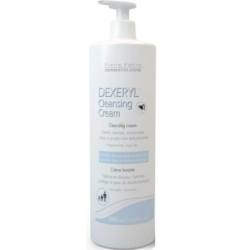 Dexeryl Cleansing Cream Нежен почистващ и овлажняващ крем за много суха - атопична кожа 500мл