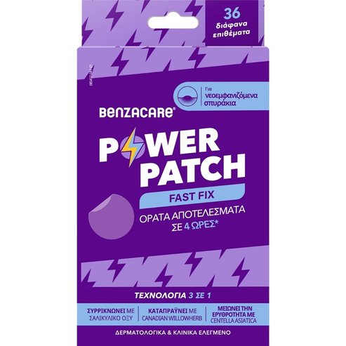 Benzacare Power Patch 36 Τεμάχια