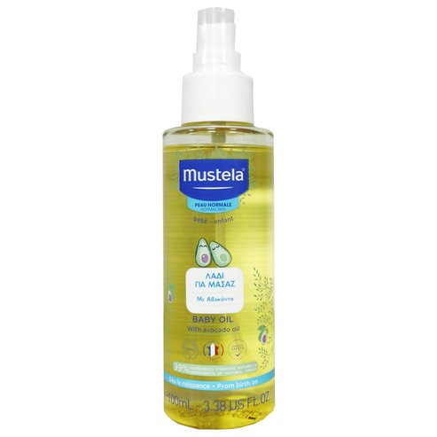 Mustela Baby Oil With Avocado Oil Бебешко масло за масаж с масло от авокадо 100ml