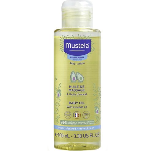 Mustela Avocado Massage Baby Oil 100ml
