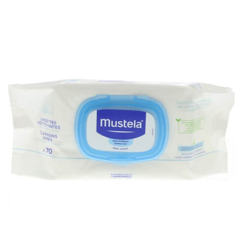 Mustela Bebe Lingettes Nettoyantes Бебешки кърпички 70 бр