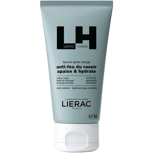 Lierac Homme After Shave Balm Anti-Razor Burn, Soothes & Moisturizes 75ml