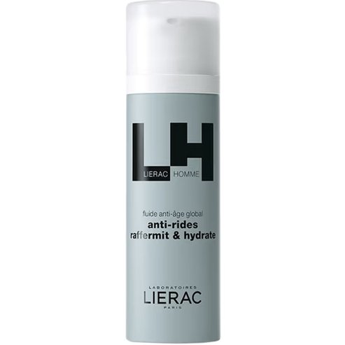 Lierac Homme Global Anti-Aging Fluid, Anti-Wrinkles Firms & Moisturizes 50ml