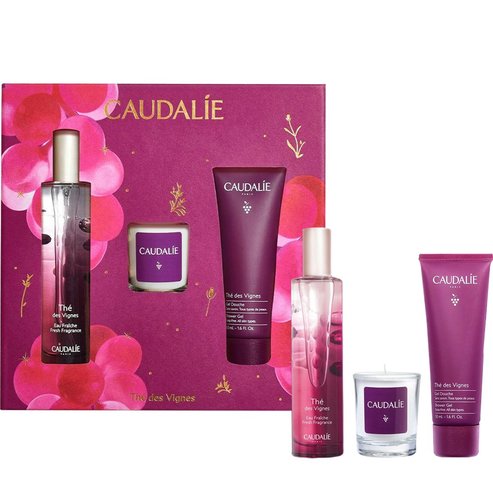 Caudalie Promo The Des Vignes Fresh Fragrance 50ml & Подарък Shower Gel 50ml & Подарък Scented Candle 35g