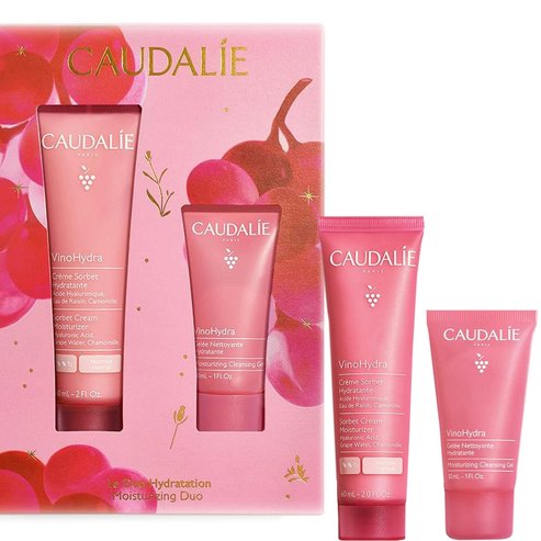Caudalie Promo VinoHydra Sorbet Moisturizer Normal Skin Cream 60ml & Moisturizing Cleansing Gel 30ml